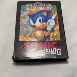 Sonic the Hedgehog Not For Resale Video Game (Sega Genesis, 1991)